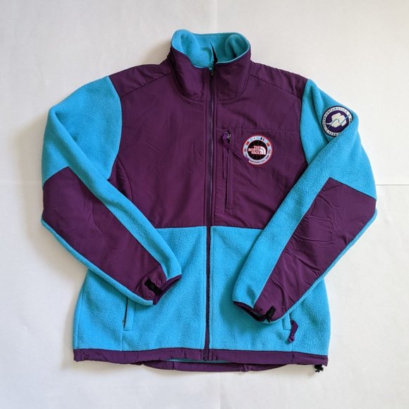 The North Face Zip Fleece Jacket Trans Antarctica Coat 1990 Women's L - Picture 1 of 12